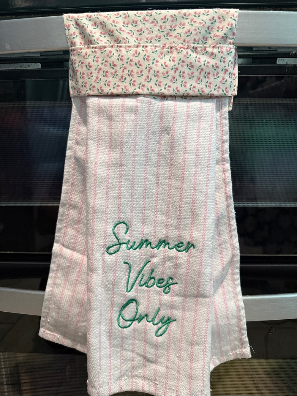 Summer Vibes Only handmade Hanging Towel